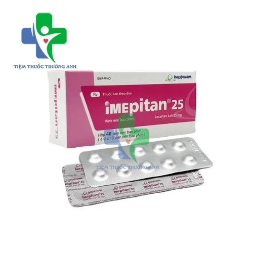 Imepitan 25 Agimexpharm - Điều trị tăng huyết áp